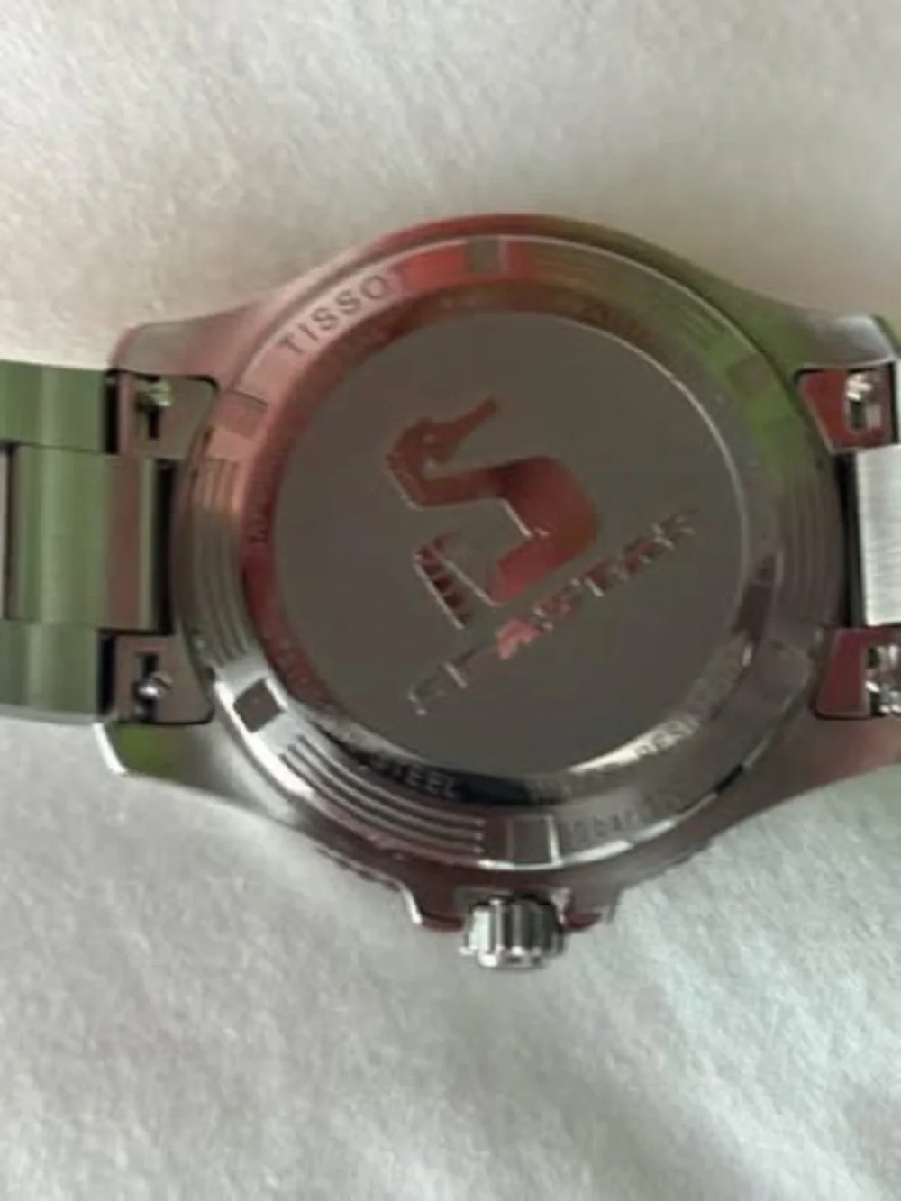 Tissot Men's Black Dial Stainless Steel Bracelet Watch